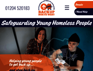 backup-charity.org.uk screenshot
