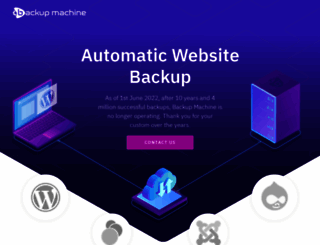 backupmachine.com screenshot