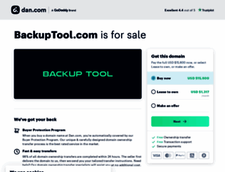 backuptool.com screenshot
