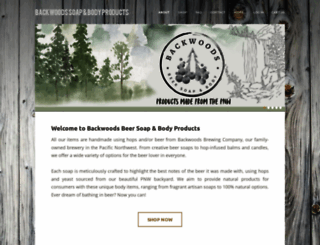 backwoodsbeersoap.com screenshot