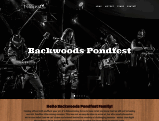 backwoodspondfest.com screenshot