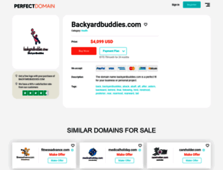 backyardbuddies.com screenshot