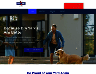 backyarddrains.com screenshot