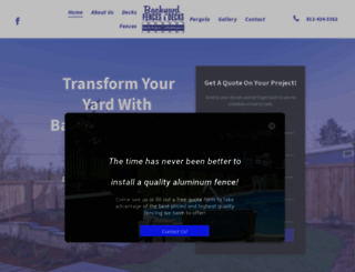 backyardfencesanddecks.net screenshot