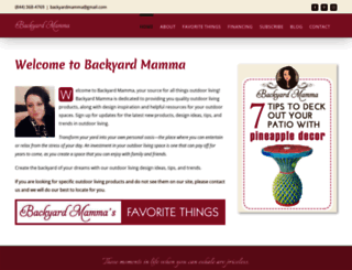 backyardmamma.com screenshot