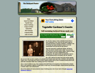 backyardplanter.com screenshot