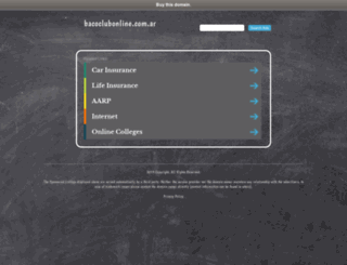 bacoclubonline.com.ar screenshot