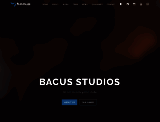 bacusstudios.com screenshot
