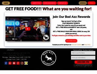 badazzburritos.com screenshot