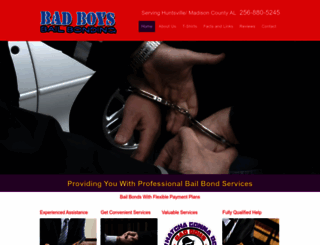 badboysbailbondinghsv.com screenshot