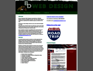 baddogwebdesign.com screenshot