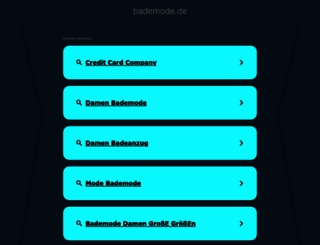 bademode.de screenshot