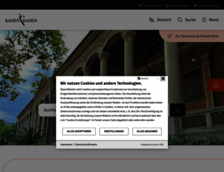 baden-baden.de screenshot