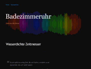 badezimmeruhr.com screenshot