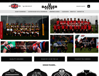 badger-rugby.com screenshot