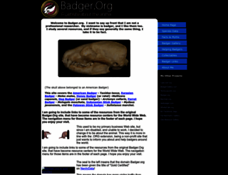 badger.org screenshot