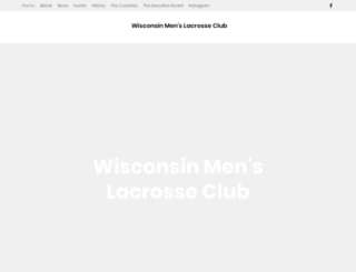 badgerlacrosse.org screenshot