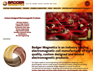 badgermagnetics.com screenshot