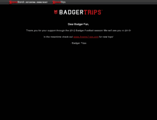 badgertrips.com screenshot