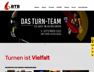 badischer-turner-bund.de screenshot