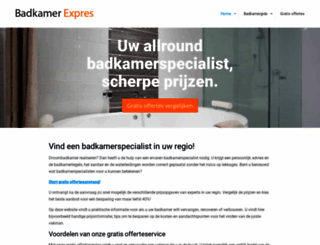 badkamer-expres.nl screenshot