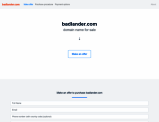 badlander.com screenshot