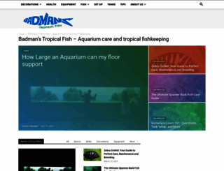 badmanstropicalfish.com screenshot