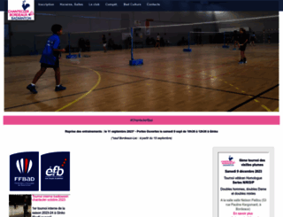 badminton-chantecler-bordeaux.org screenshot
