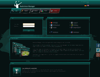 badminton-manager.com screenshot
