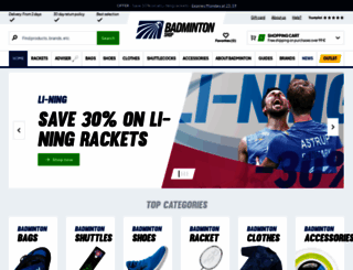 badminton-shop.com screenshot