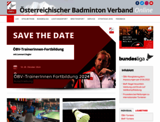 badminton.at screenshot