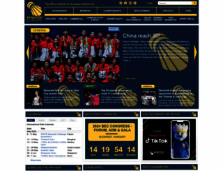 badmintoneurope.com screenshot