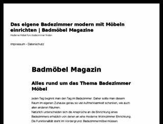 badmoebel-magazine.de screenshot