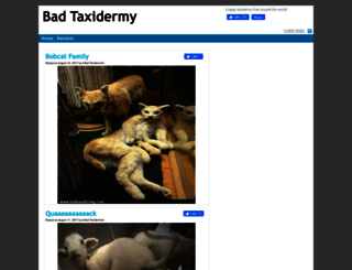 badtaxidermy.com screenshot