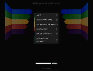 baeckerei-schleicher.de screenshot