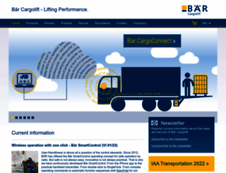baer-cargolift.com screenshot