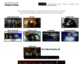 baerclawproductions.com screenshot