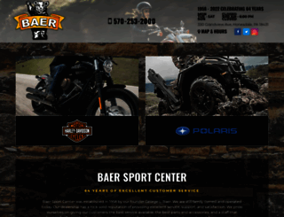baersportcenterinc.com screenshot
