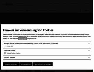 bafin.de screenshot