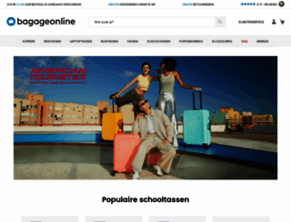bagageonline.nl screenshot