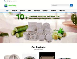 bagasseproduct.com screenshot