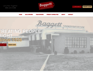 baggetttransport.com screenshot