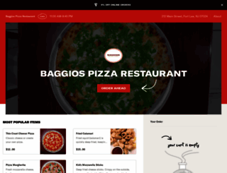 baggiospizzarestaurant.com screenshot