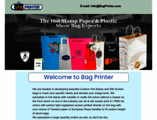 bagprinter.com screenshot
