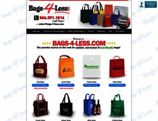 bags-4-less.com screenshot