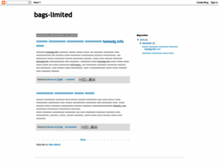 bags-limited.blogspot.com screenshot