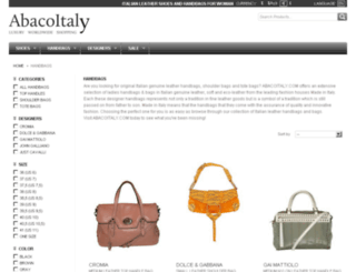 bags.abacoitaly.com screenshot