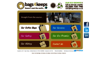 bags4keeps.co.uk screenshot