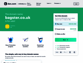 bagster.co.uk screenshot