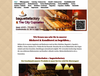 baguettefactory.de screenshot